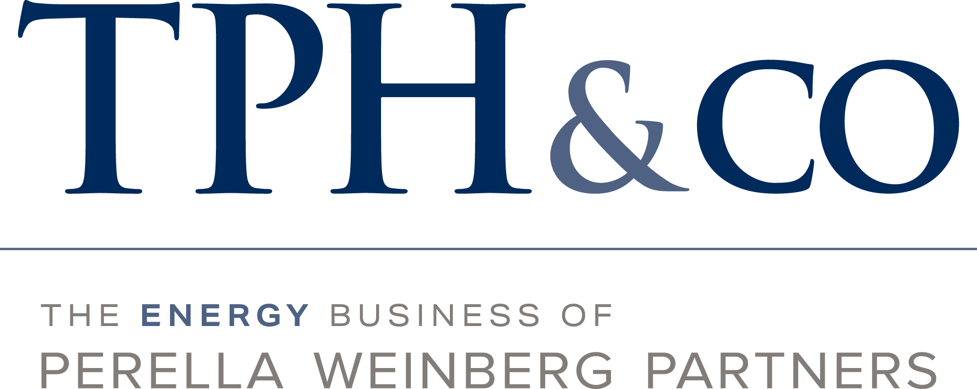 Logo for TPH&Co: The Energy Business of Perella Weinberg Partners